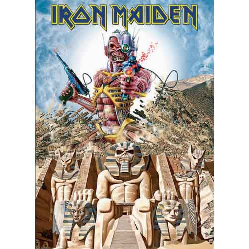 Iron Maiden Postcard: Somewhere back in time