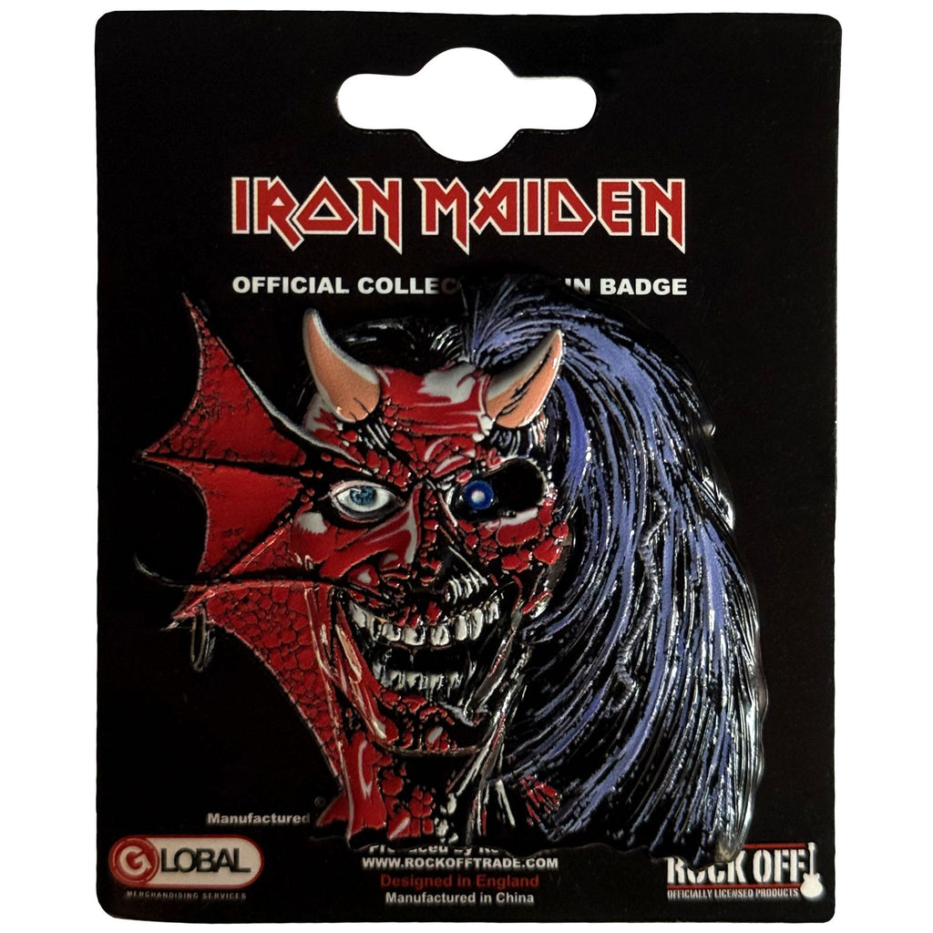 Iron Maiden Pin Badge: Purgatory Eddie