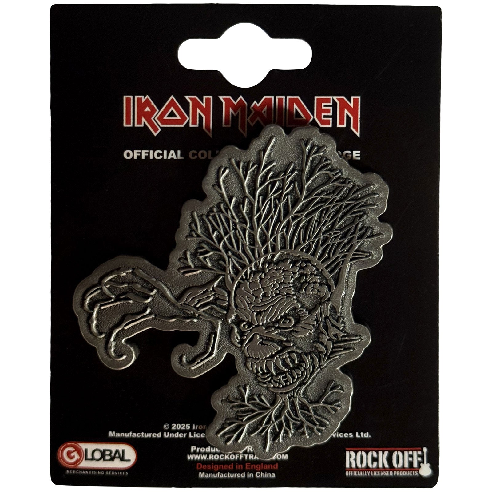 Iron Maiden Pin Badge: Fear Of The Dark Eddie