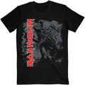 Iron Maiden Unisex T-Shirt: Hi-Contrast Trooper (Black)