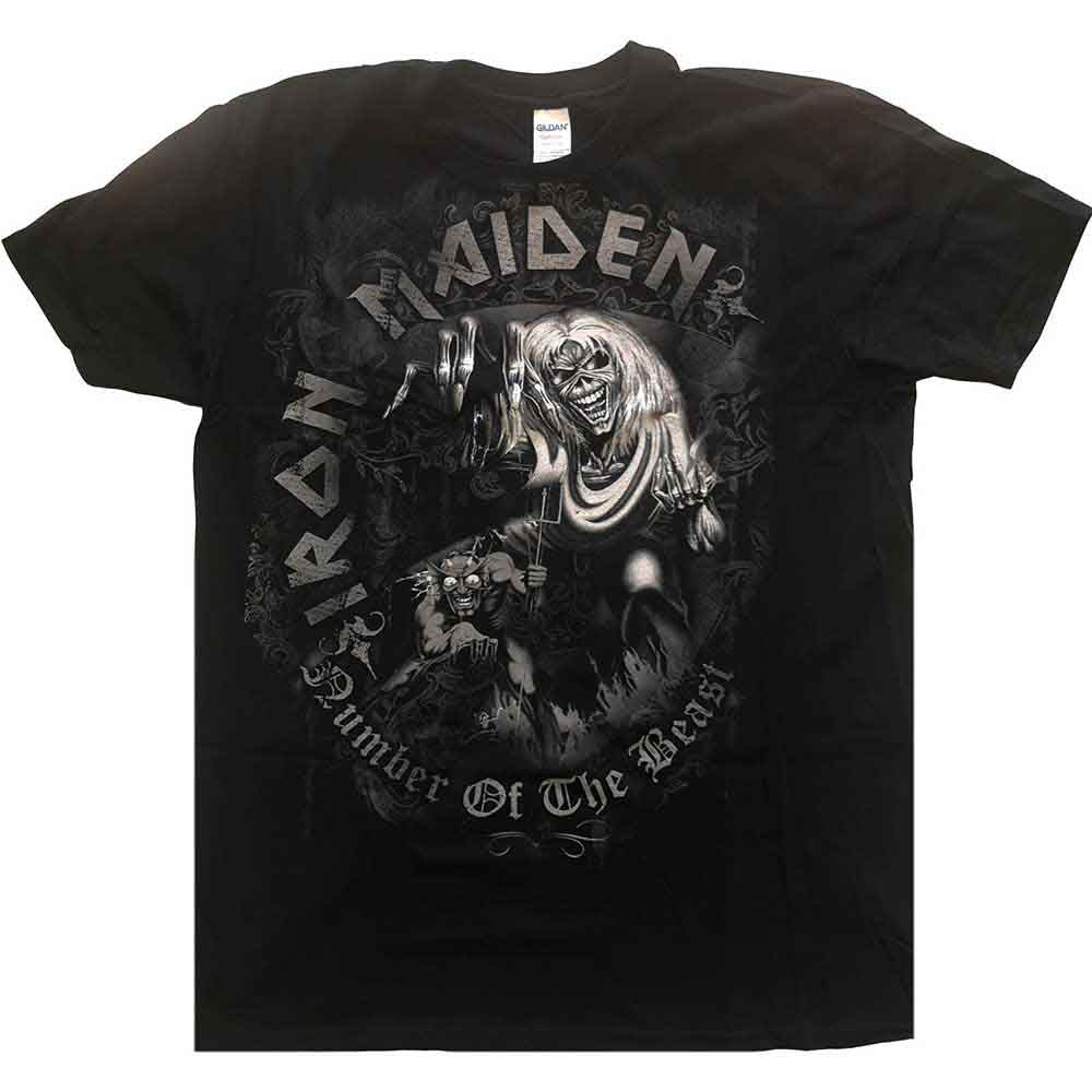 Iron Maiden Kids T-Shirt: Number Of The Beast (Black)