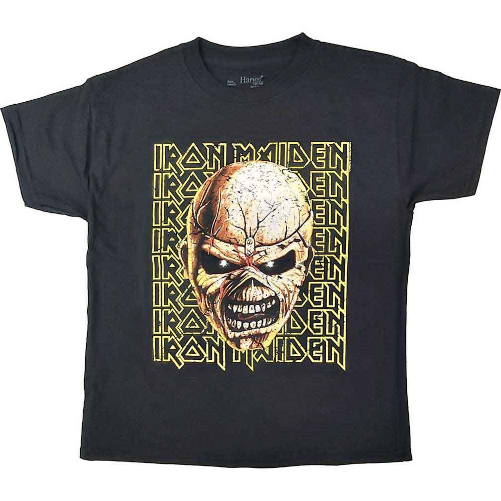 Iron Maiden Kids T-Shirt: Big Trooper Head (Black)