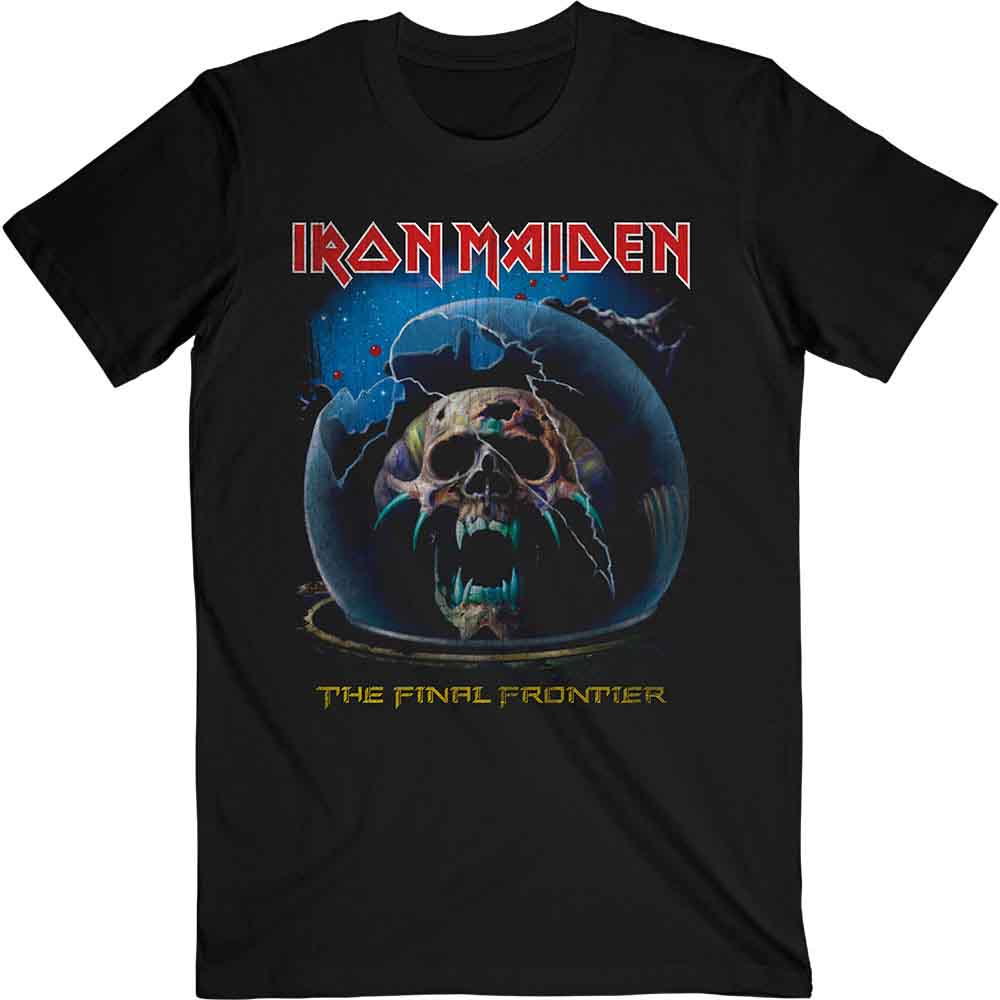 Iron Maiden Unisex T-Shirt: Astro Dead V.1. (Black)