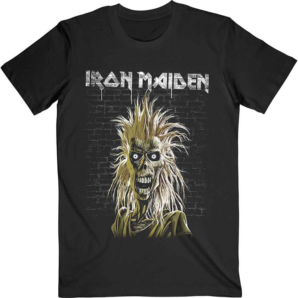 Iron Maiden Unisex T-Shirt: Eddie 40th Anniversary (Black)