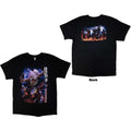 Iron Maiden Unisex T-Shirt: Dead By Daylight Monster Eddie (Black) (Back Print)
