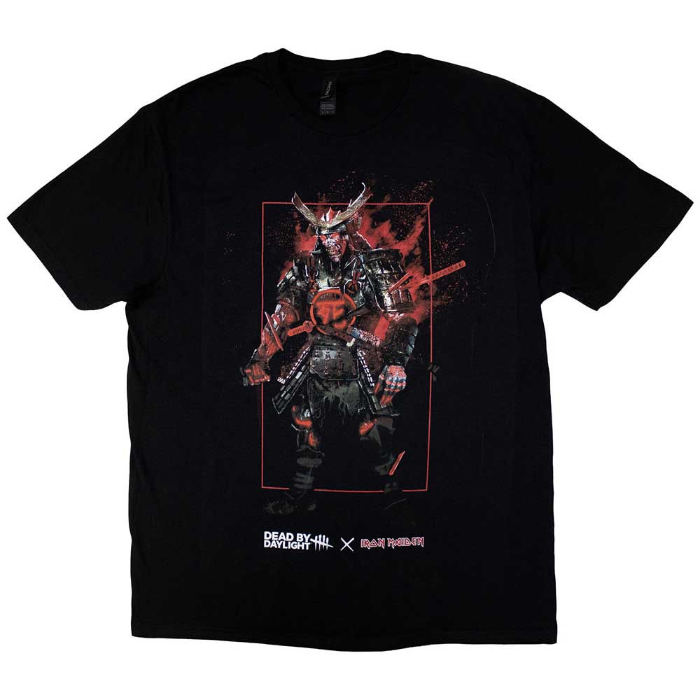 Iron Maiden Unisex T-Shirt: Dead By Daylight Oni Eddie (Black)