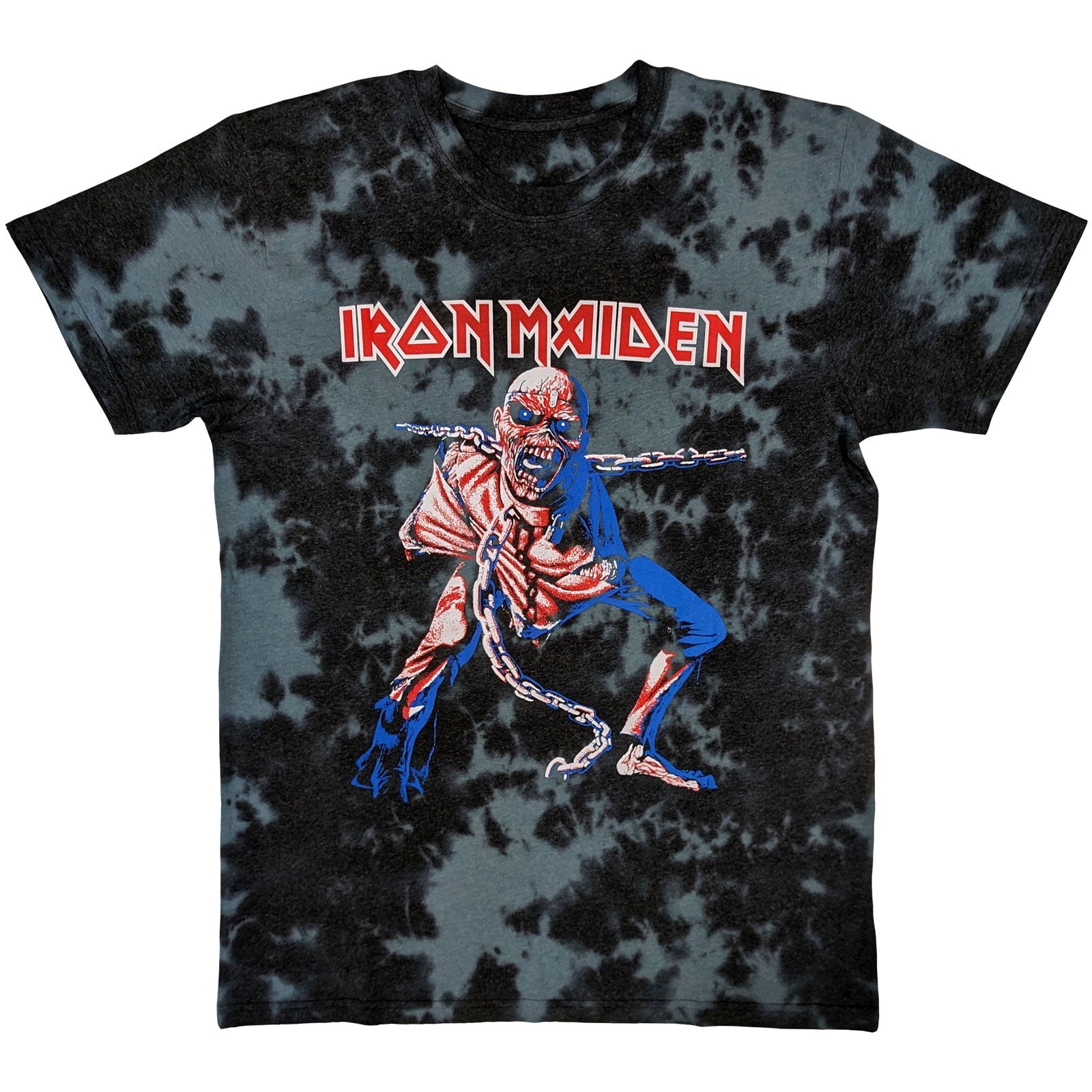 Iron Maiden Unisex T-Shirt: Eddie Piece Of Mind (Black) (Wash Collection)