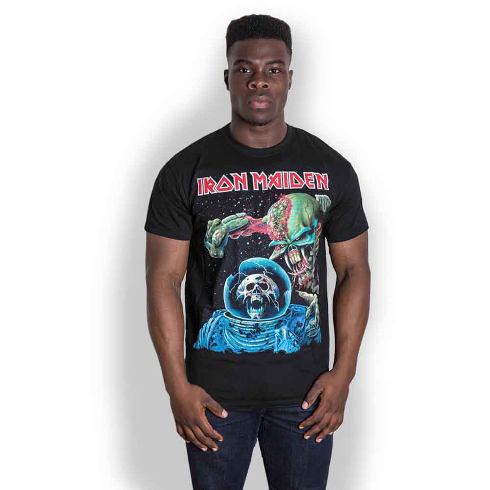 Iron Maiden Unisex T-Shirt: Final Frontier Album (Black)