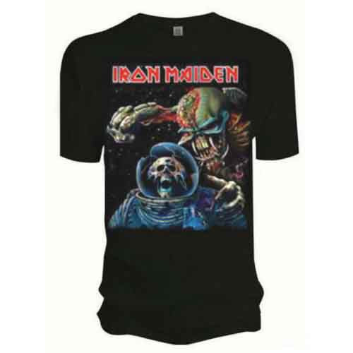 Iron Maiden Unisex T-Shirt: Final Frontier Album (Black)