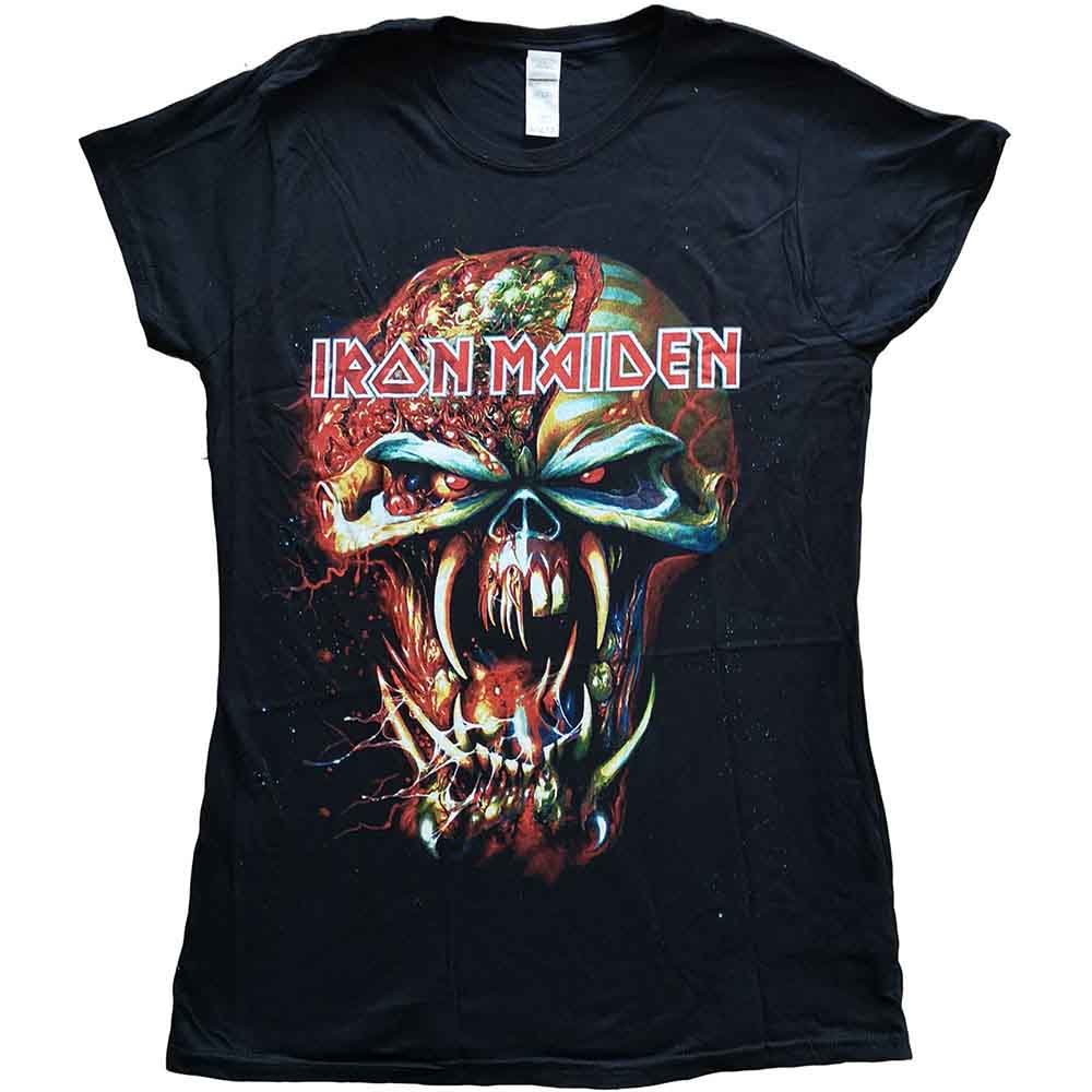 Iron Maiden Ladies T-Shirt: Final Frontier (Black) (Skinny Fit)