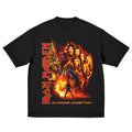 Iron Maiden Unisex T-Shirt: Burning Ambition (Black)