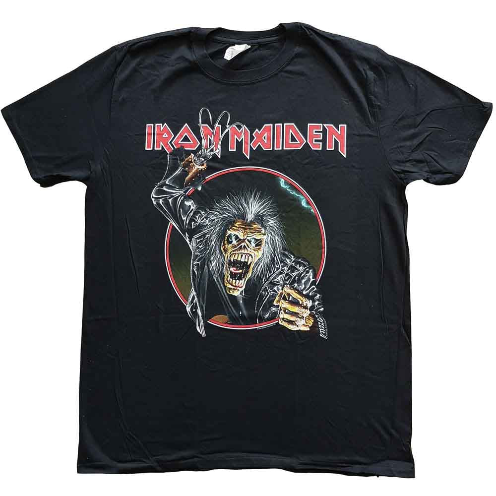 Iron Maiden Unisex T-Shirt: Eddie Hook (Black)