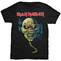 Iron Maiden Unisex T-Shirt: Piece of Mind Skull (Black)