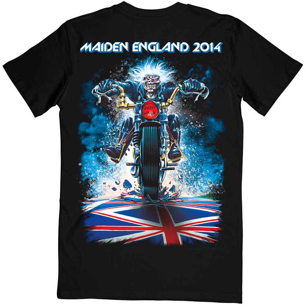 Iron Maiden Unisex T-Shirt: Tour Trooper (Black) (Back Print)