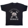 Iron Maiden Kids T-Shirt: Beware Glitter Print (Black) (Embellished)