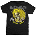 Iron Maiden Unisex T-Shirt: Killer World Tour 81 (Black)