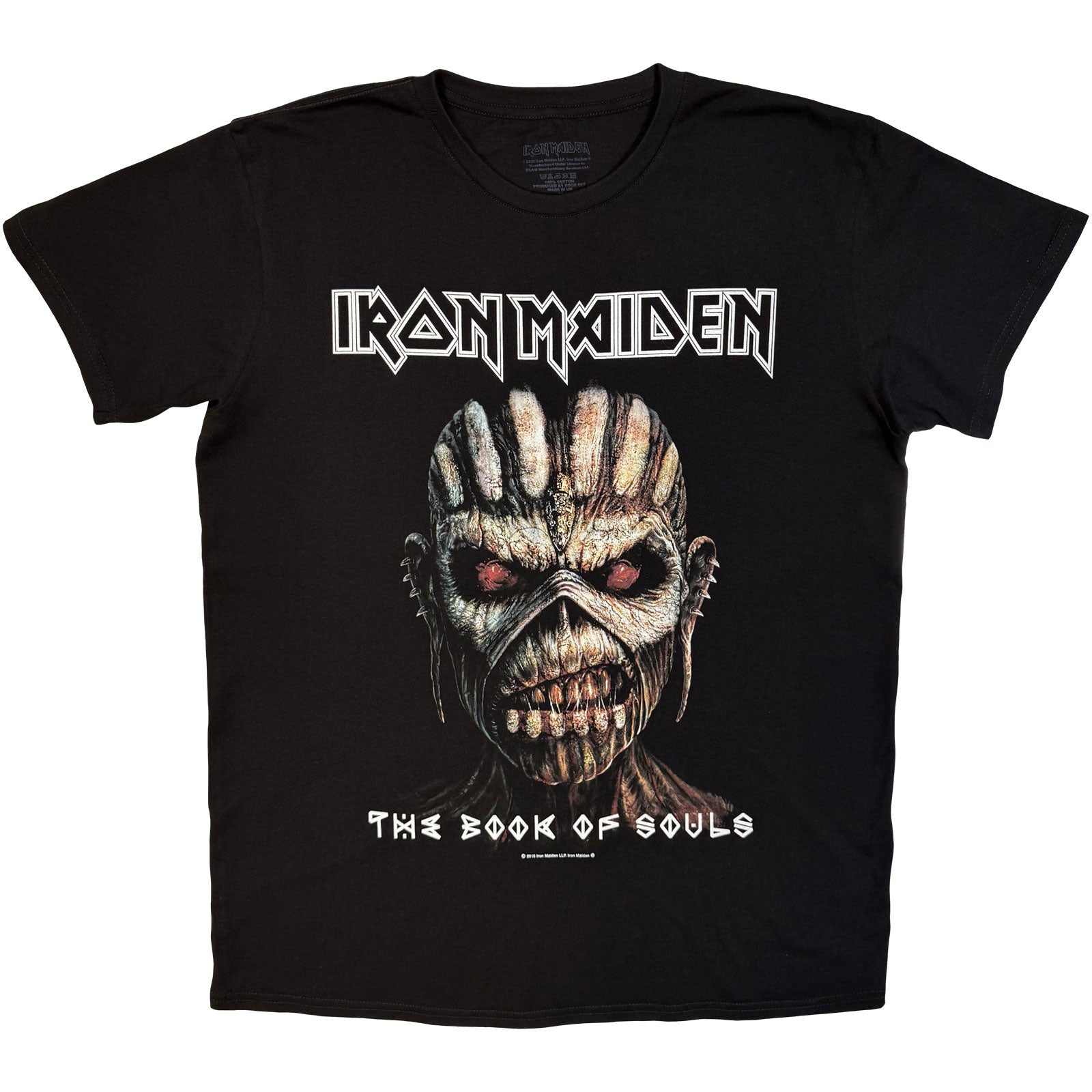 Iron Maiden Unisex T-Shirt: The Book of Souls (Black)