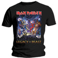 Iron Maiden Unisex T-Shirt: Legacy of the Beast (Black)