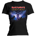 Iron Maiden Ladies T-Shirt: Legacy Army (Black) (Skinny Fit)