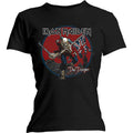 Iron Maiden Ladies T-Shirt: Trooper Red Sky (Black)