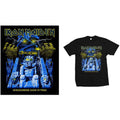 Iron Maiden Unisex T-Shirt: Back in Time Mummy (Black)