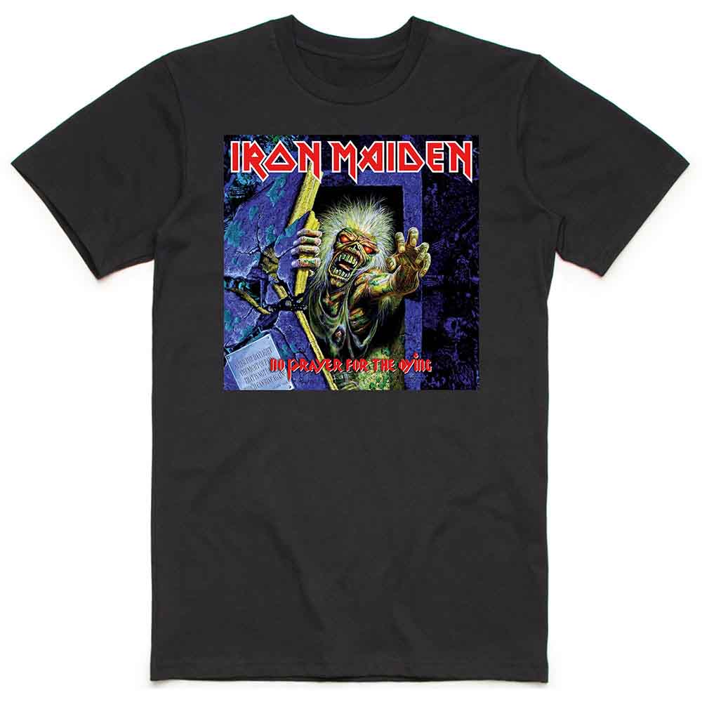 Iron Maiden Unisex T-Shirt: No Prayer for the Dying (Black)