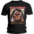 Iron Maiden Unisex T-Shirt: Legacy Aces (Black)