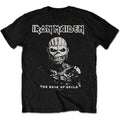 Iron Maiden Unisex T-Shirt: The Book of Souls White Contrast (Black)