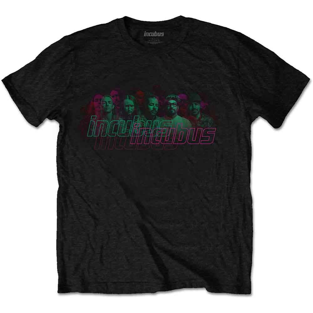 Incubus Unisex T-Shirt: 17 Tour (Black) (Back Print)