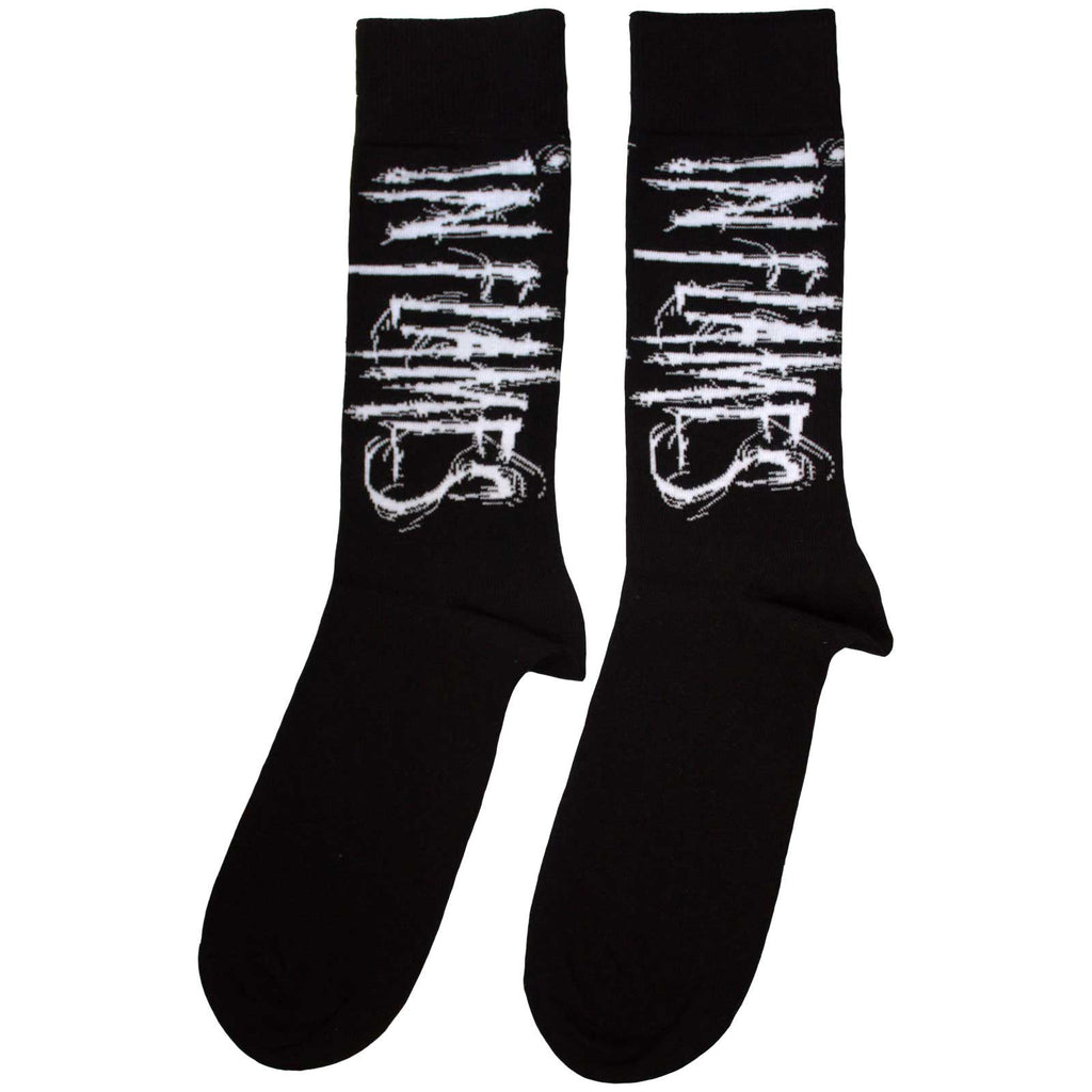 In Flames Unisex Ankle Socks: Logo (Black)