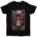 In Flames Unisex T-Shirt: Ghost In My Head (Black)