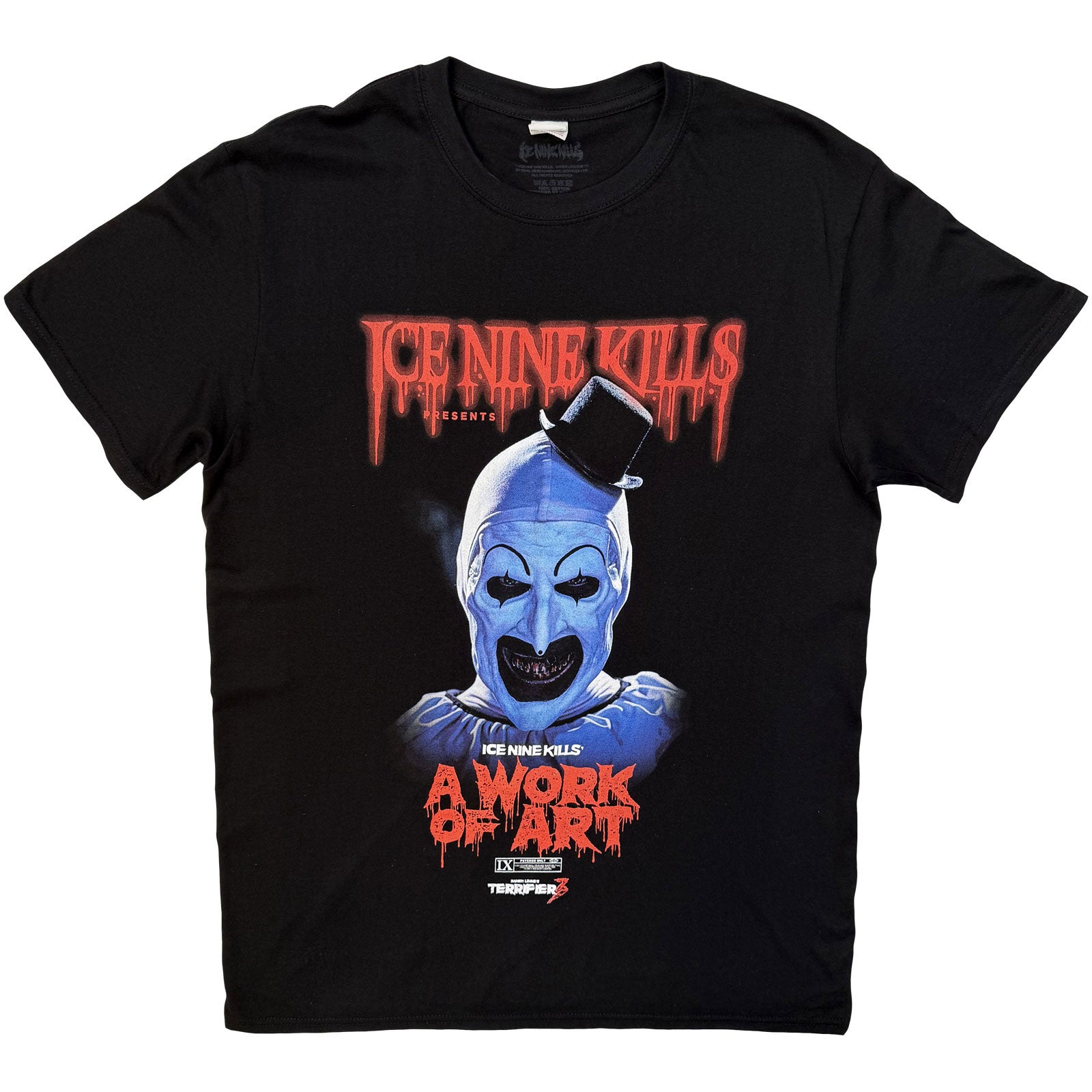 Ice Nine Kills Unisex T-Shirt: A Work of Art Clown (Black)