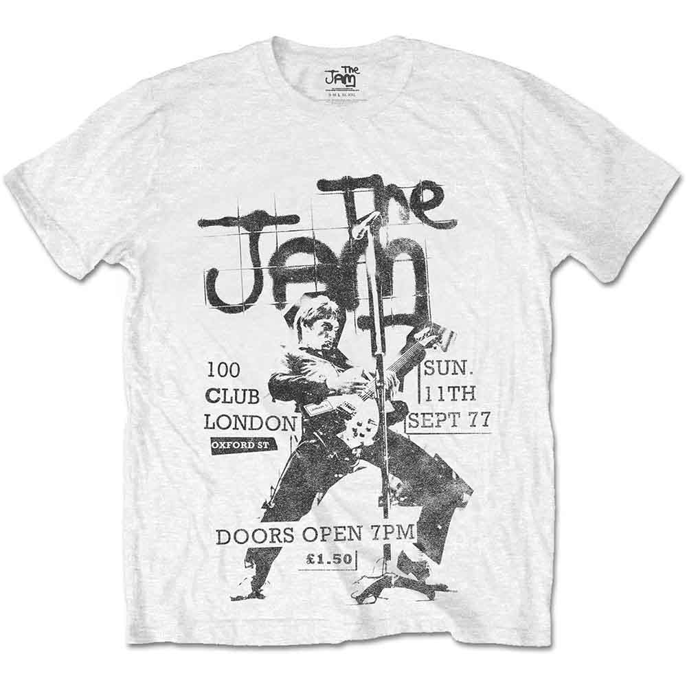 The Jam Unisex T-Shirt: 100 Club 77 (White)