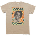 James Brown Unisex T-Shirt: Stars (Sand)