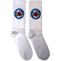 The Jam Unisex Terry Socks: Target Logo (White)