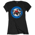 The Jam Ladies T-Shirt: Spray Target Logo (Black)