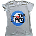The Jam Ladies T-Shirt: Spray Target Logo (Grey)