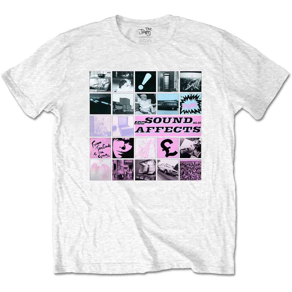 The Jam Unisex T-Shirt: Sound Affects (White)