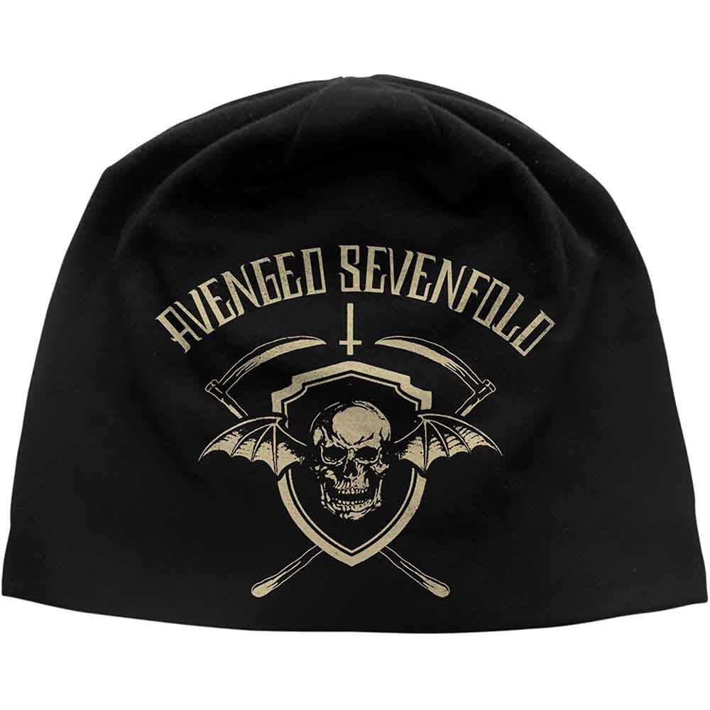 Avenged Sevenfold Unisex Beanie Hat: Shield (Black)