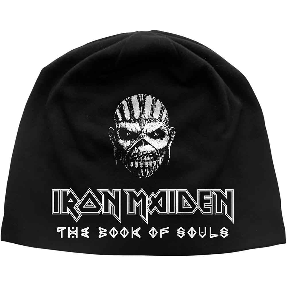 Iron Maiden Unisex Beanie Hat: The Book of Souls (Black)