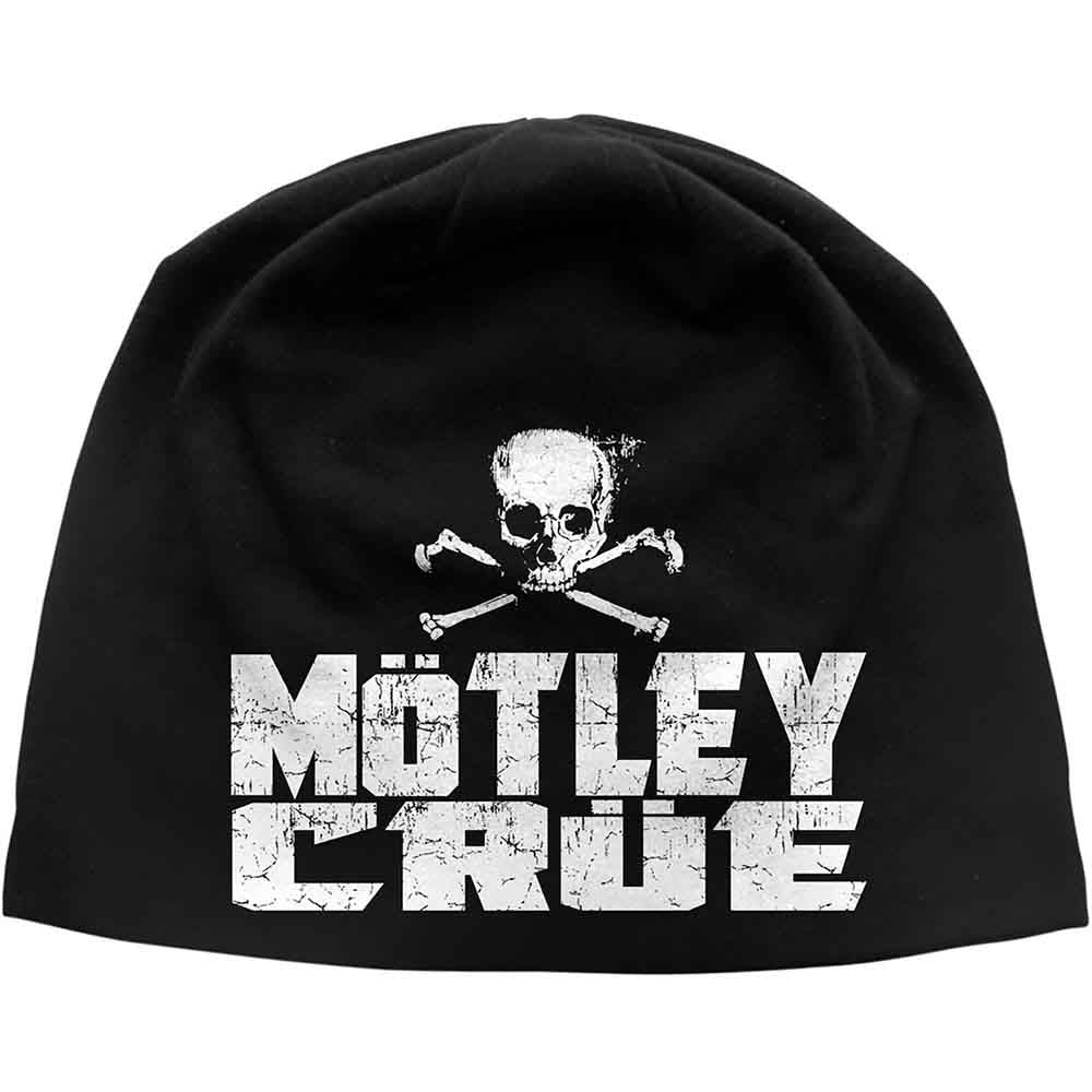 Motley Crue Unisex Beanie Hat: Skull (Black)