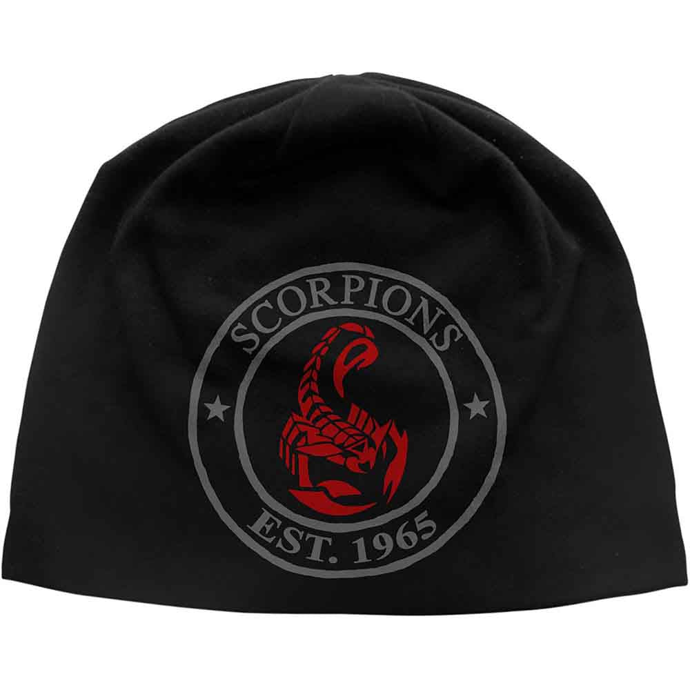 Scorpions Unisex Beanie Hat: Est. 1965 (Black)