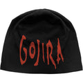 Gojira Unisex Beanie Hat: Logo JD Print (Black)