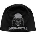 Megadeth Unisex Beanie Hat: Vic / Logo JD Print (Black)