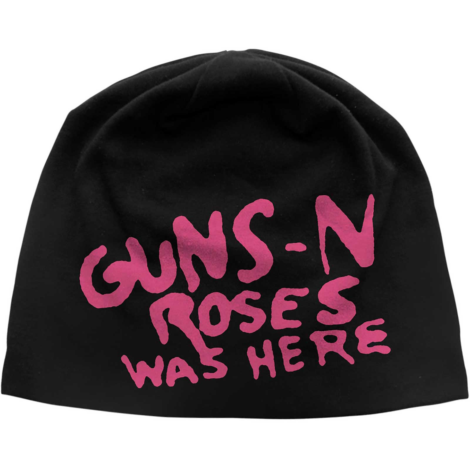 Guns N' Roses Unisex Beanie Hat: Was Here JD Print (Black)