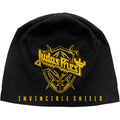 Judas Priest Unisex Beanie Hat: Invincible Shield JD Print (Black)