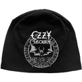 Ozzy Osbourne Unisex Beanie Hat: Rock N Roll Madman JD Print (Black)