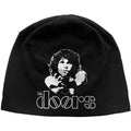 The Doors Unisex Beanie Hat: Jim Morrison JD Print (Black)