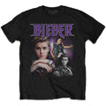 Justin Bieber Unisex T-Shirt: JB Homage (Black)