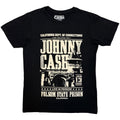Johnny Cash Unisex Premium Carbon T-Shirt: Prison Poster (Black)